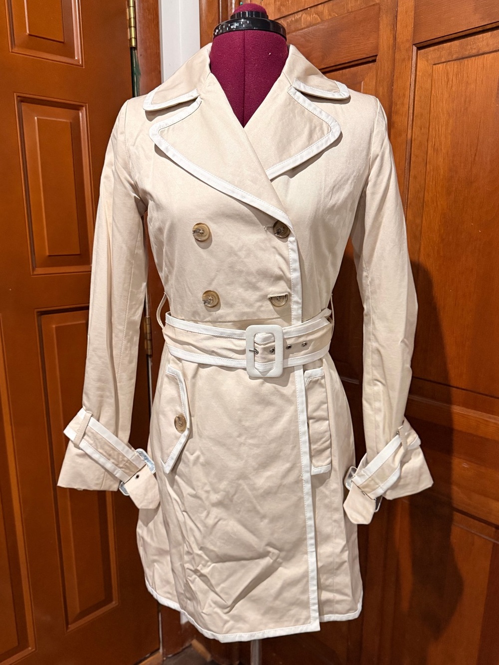 Xs banana republic Women's double breasted Trench Coat